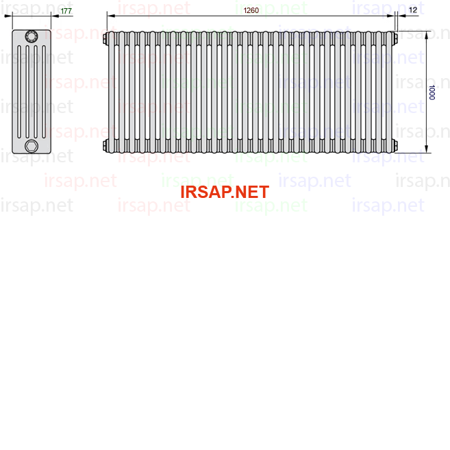 Радиатор IRSAP Tesi 51000/28 T23 CL 01